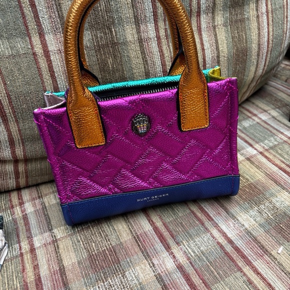 Kurt Geiger Pink and Blue Women's Bag